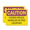 Signmission Radiation & Laser Sign, 7 in H x 10 in W, Vinyl Decal, Rectangle OS-2PACK-CR-D-710-L-10134 - alternate 1